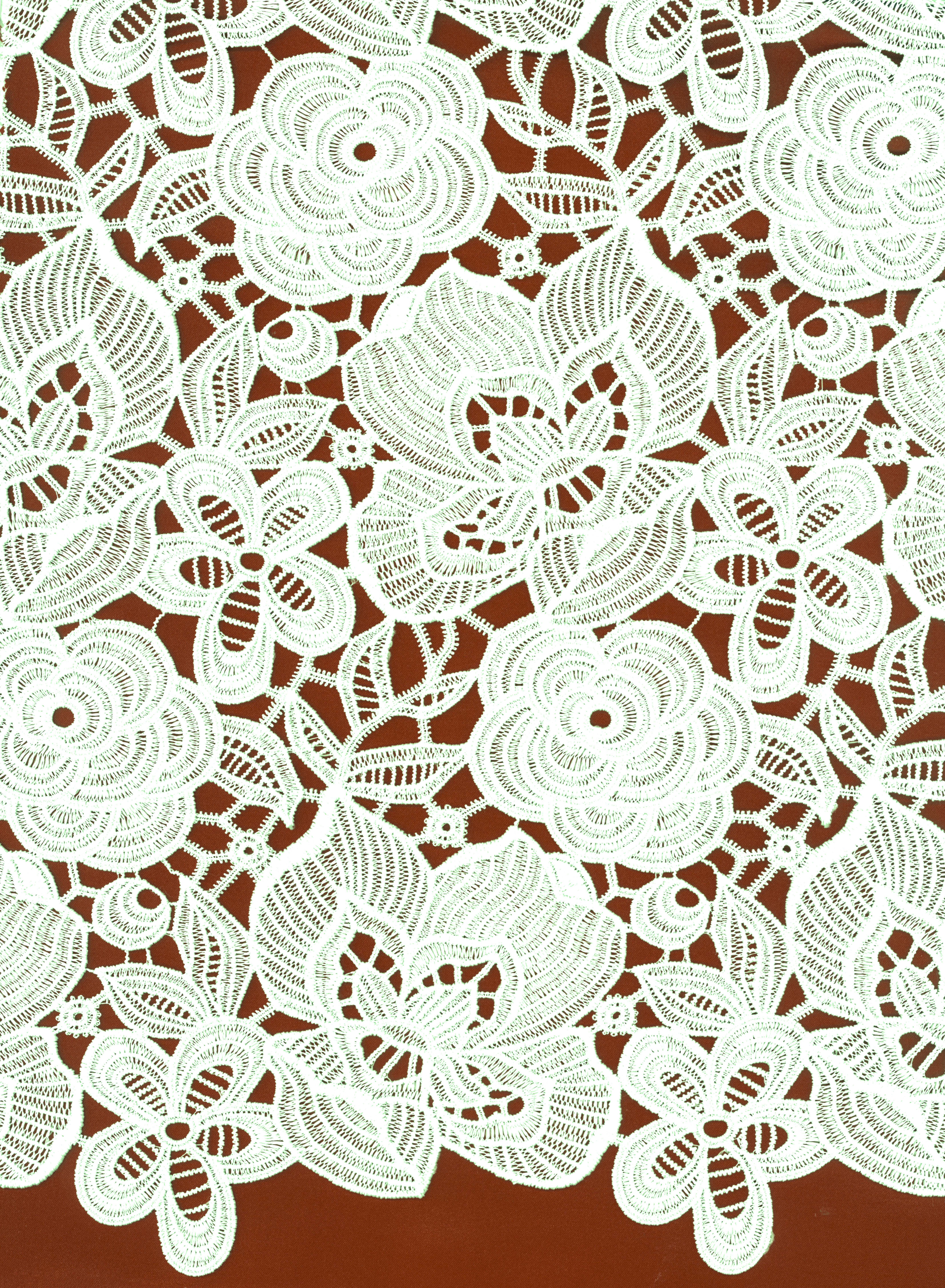 ECO RECYCLED POLYESTER GUIPURE LACE - WILLOW